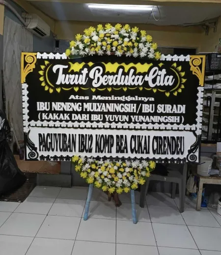 Papan Bunga Duka Gereja Immanuel Jakarta