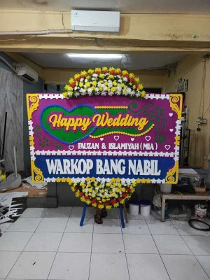 Papan Bunga di Gereja Immanuel Jakarta