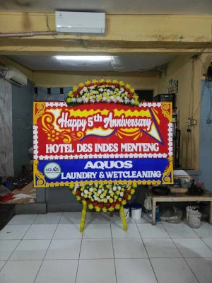 Papan Bunga di Gereja Immanuel Jakarta
