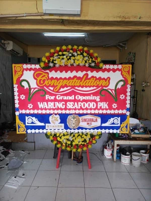 Papan Bunga di Gereja Immanuel Jakarta